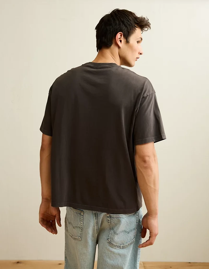 AE Boxy Johnny Cash Graphic T-Shirt
