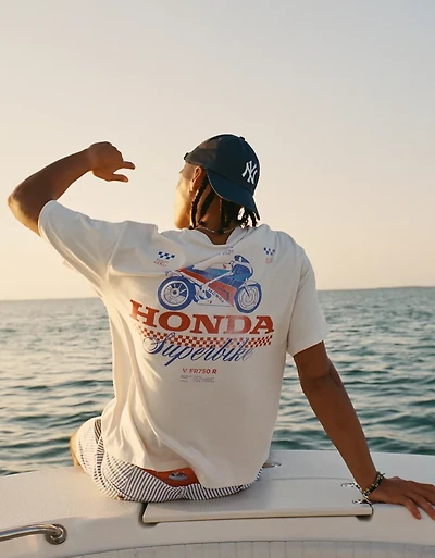 AE Standard Fit Honda Racing Graphic T-Shirt