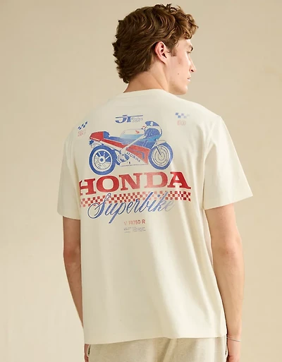 T-shirt à image Honda Racing de coupe standard AE