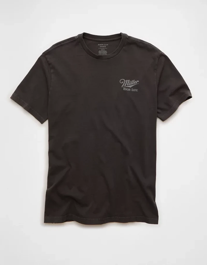 AE Standard Fit Miller High Life Graphic T-Shirt