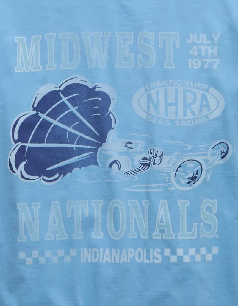 AE Standard Fit National Hot Rod Graphic T-Shirt