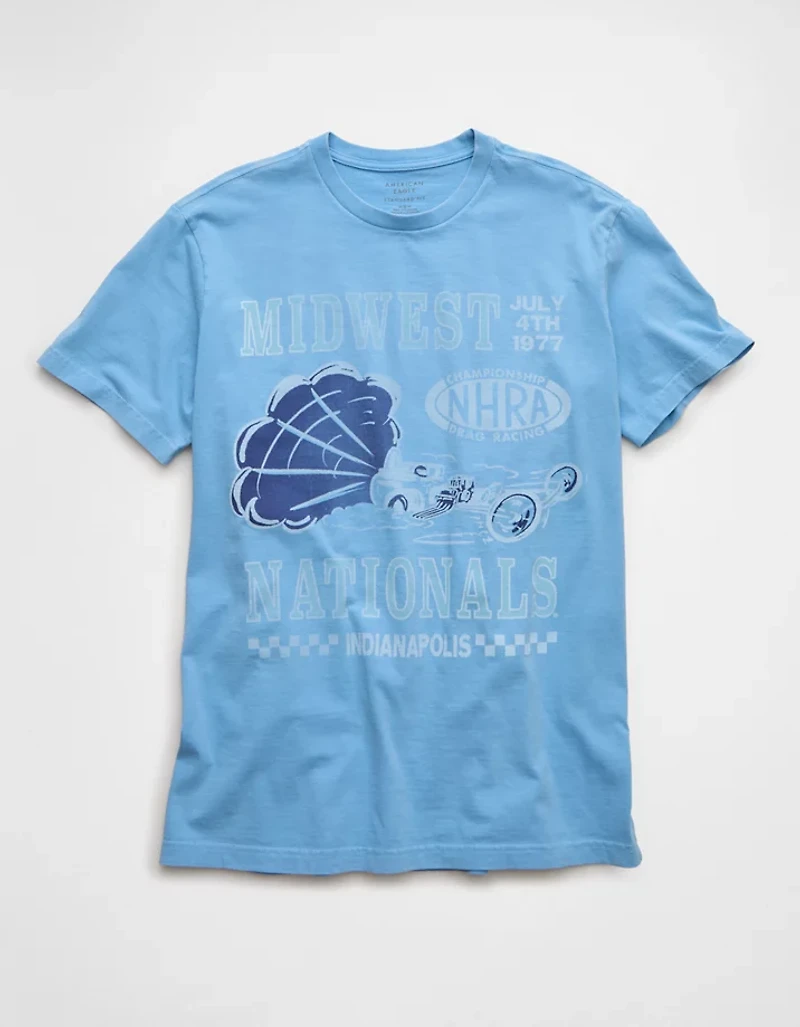 AE Standard Fit National Hot Rod Graphic T-Shirt