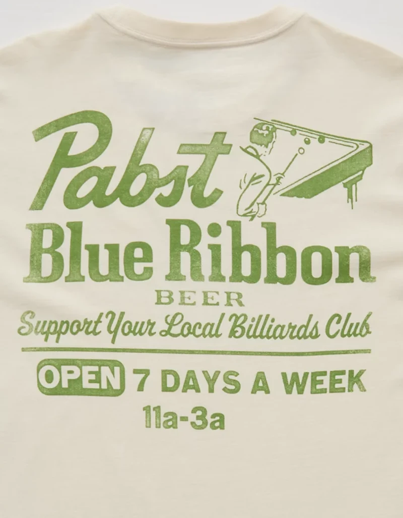 AE Standard Fit Pabst Blue Ribbon Graphic T-Shirt