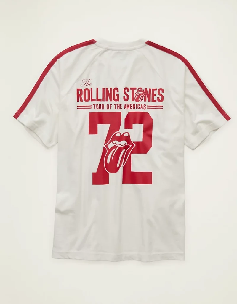 AE Standard Fit Rolling Stones Graphic Soccer T-Shirt