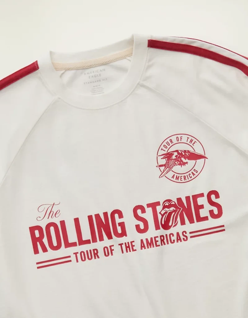 AE Standard Fit Rolling Stones Graphic Soccer T-Shirt