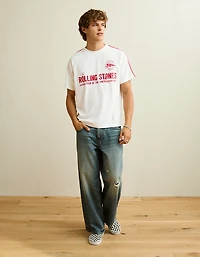 AE Standard Fit Rolling Stones Graphic Soccer T-Shirt