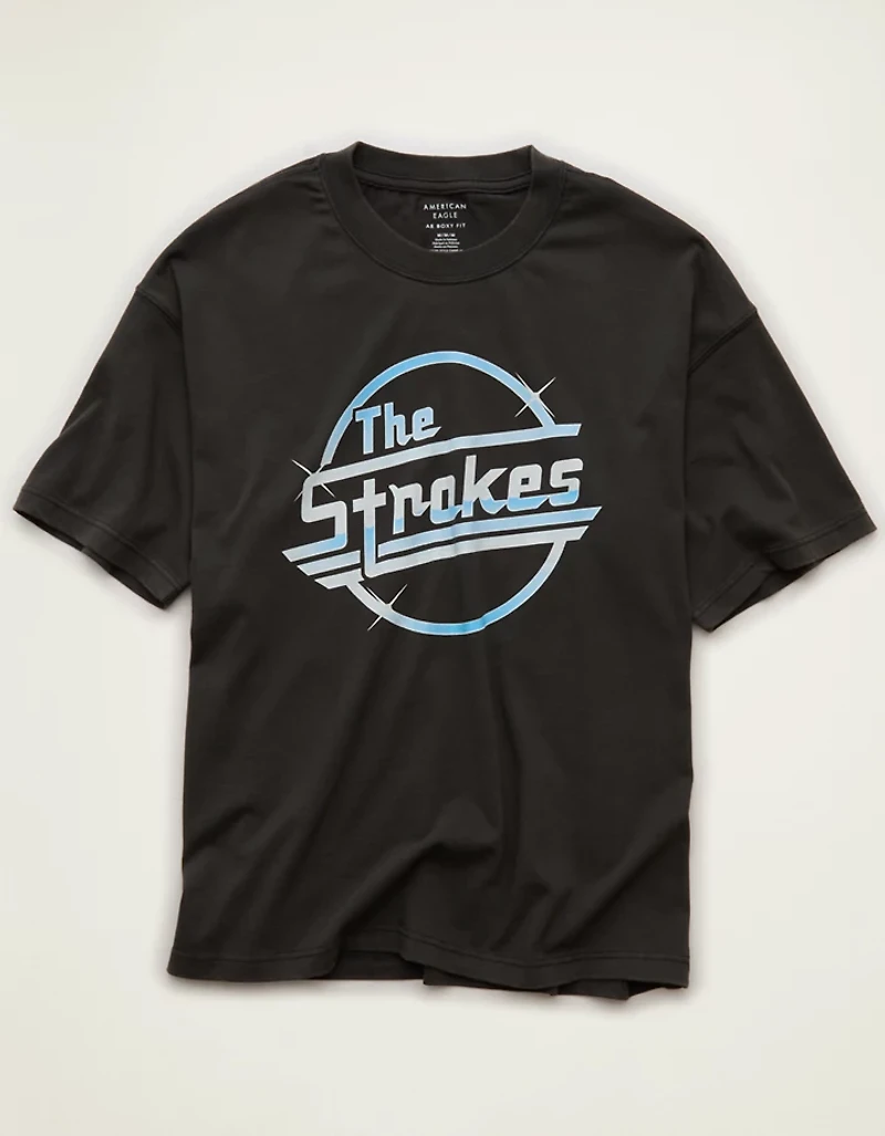 T-shirt à image The Strokes de coupe droite AE