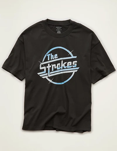 T-shirt à image The Strokes de coupe droite AE