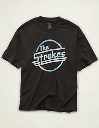 T-shirt à image The Strokes de coupe droite AE