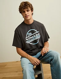 AE Boxy Fit The Strokes Graphic T-Shirt