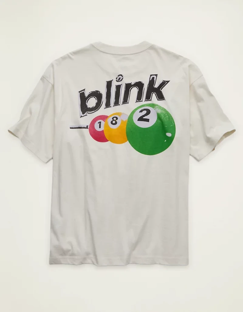 AE Boxy Fit Blink 182 Graphic T-Shirt
