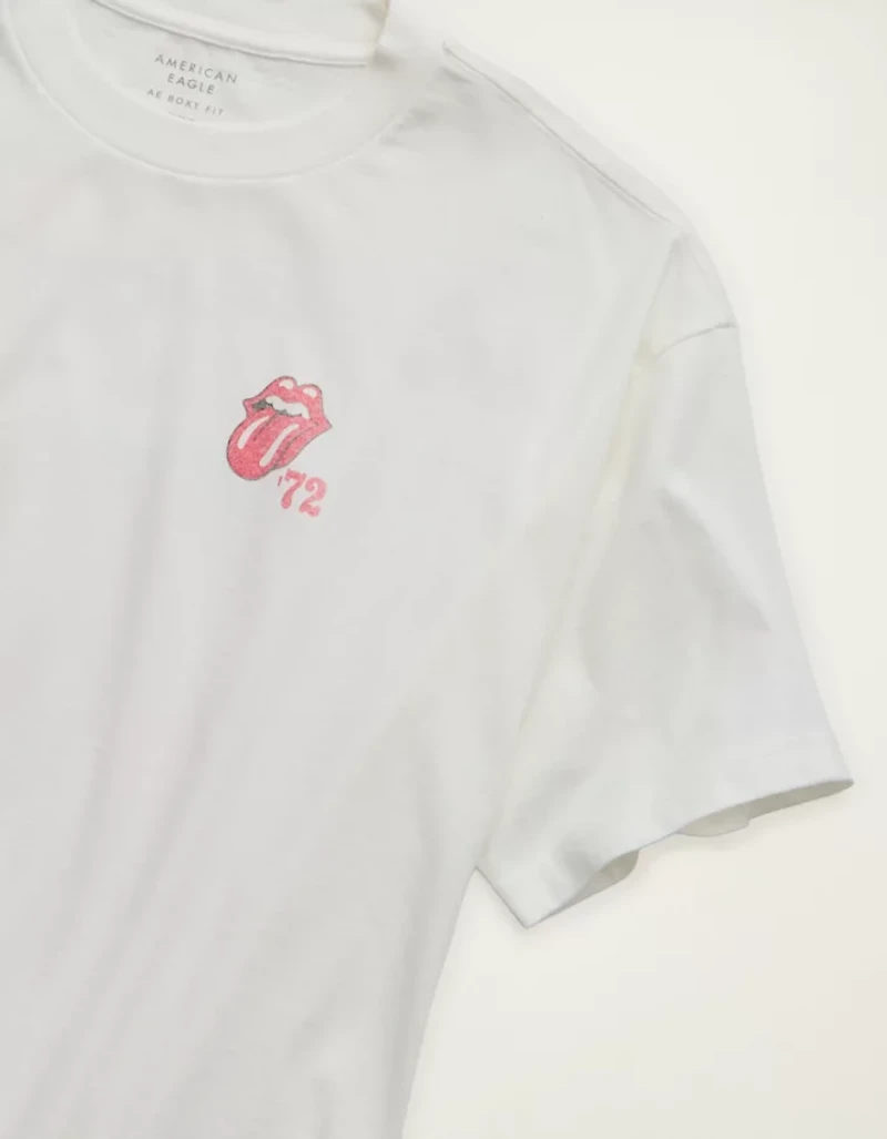 AE Boxy Fit The Rolling Stones Graphic T-Shirt