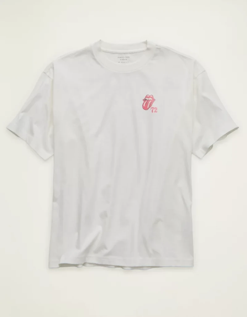 AE Boxy Fit The Rolling Stones Graphic T-Shirt