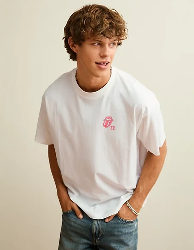 AE Boxy Fit The Rolling Stones Graphic T-Shirt