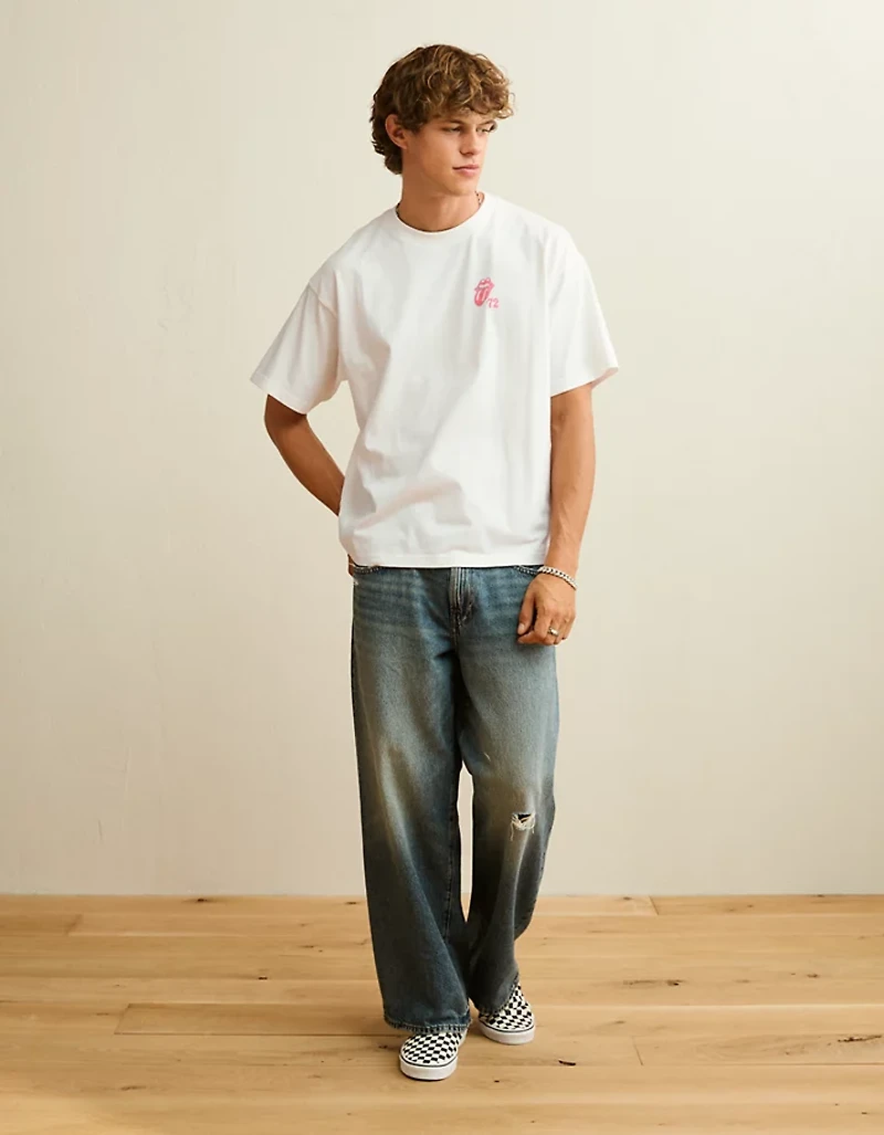 AE Boxy Fit The Rolling Stones Graphic T-Shirt