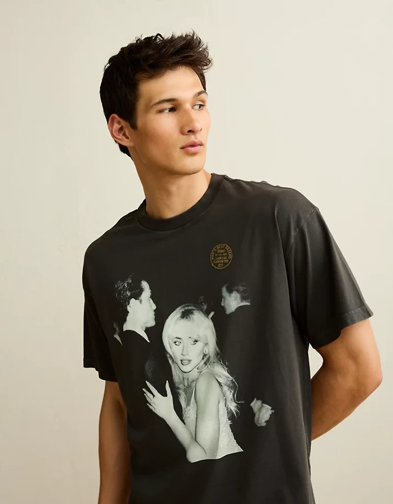 AE Boxy Sabrina Carpenter Graphic T-Shirt