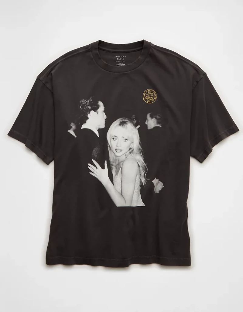 AE Boxy Sabrina Carpenter Graphic T-Shirt