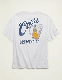 AE Boxy Fit Coors Graphic T-Shirt