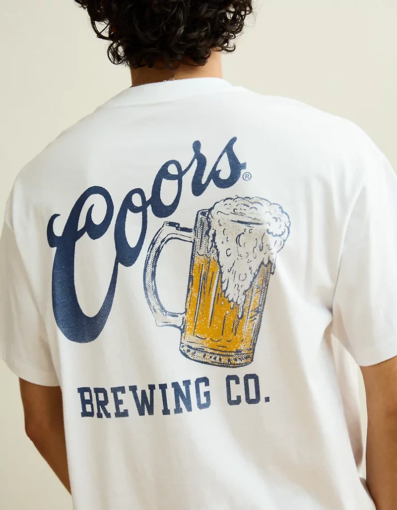 AE Boxy Fit Coors Graphic T-Shirt
