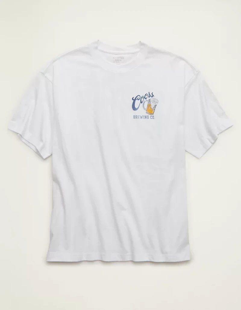 AE Boxy Fit Coors Graphic T-Shirt