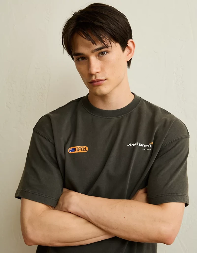 AE Boxy Fit McLaren Graphic T-Shirt