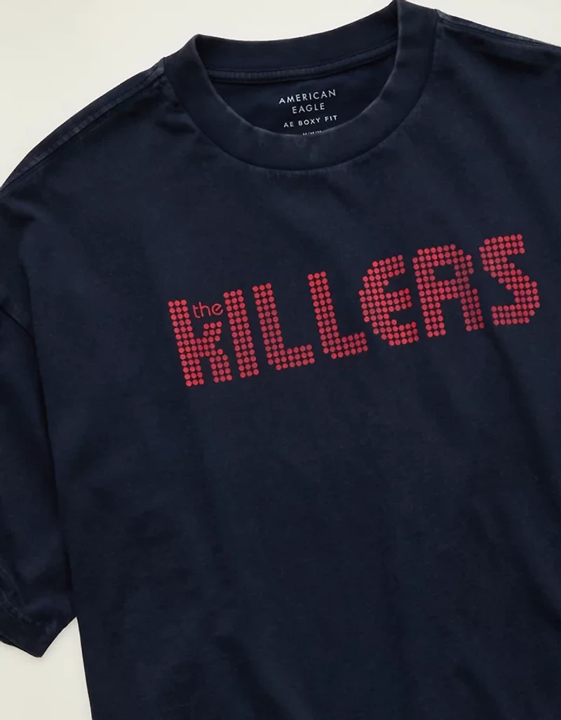 AE Boxy Fit The Killers Graphic T-Shirt