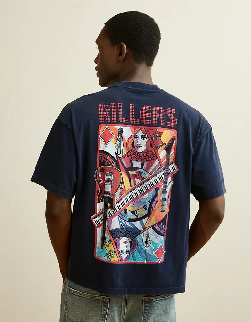 AE Boxy Fit The Killers Graphic T-Shirt