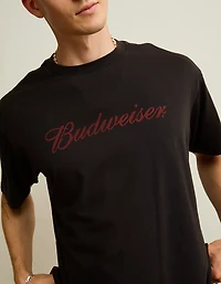 T-shirt à image Budweiser de coupe droite AE