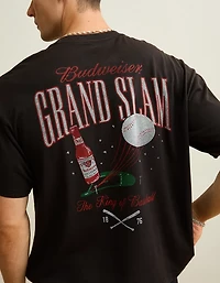 T-shirt à image Budweiser de coupe droite AE