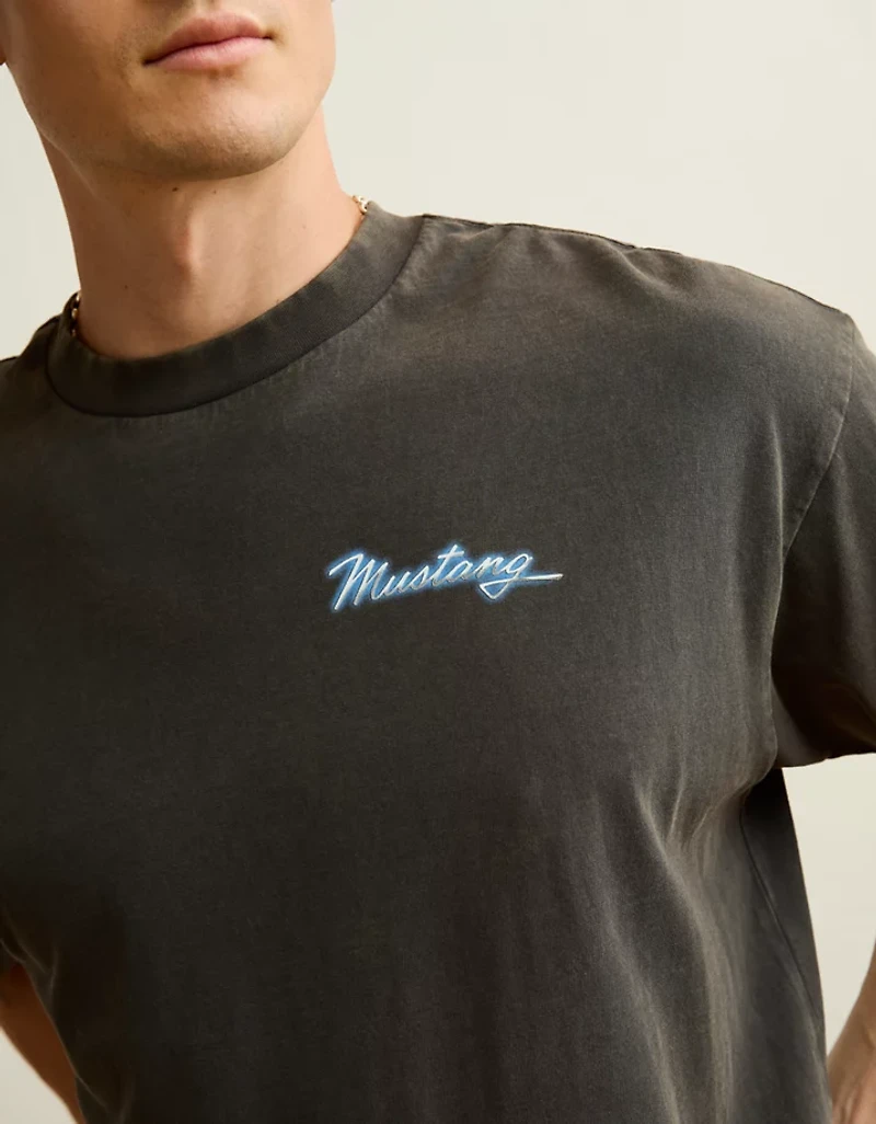 AE Boxy Fit Ford Mustang Graphic T-Shirt