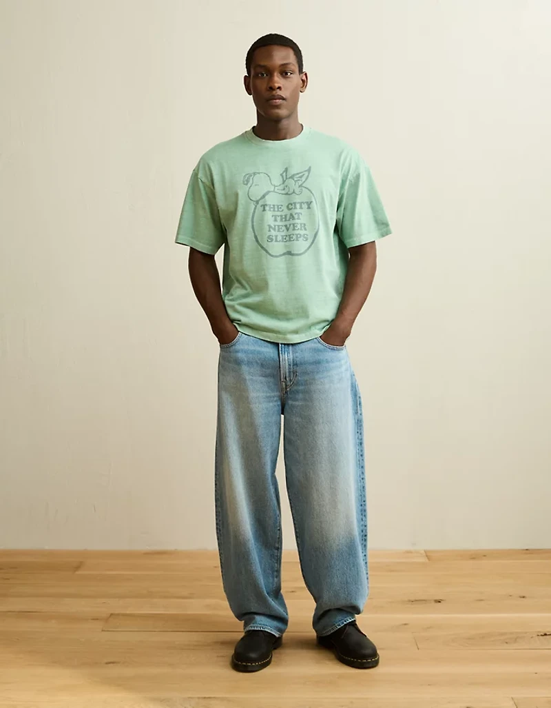 AE Boxy Fit Snoopy Graphic T-Shirt