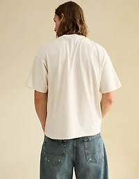 T-shirt à image Snoopy de coupe droite AE