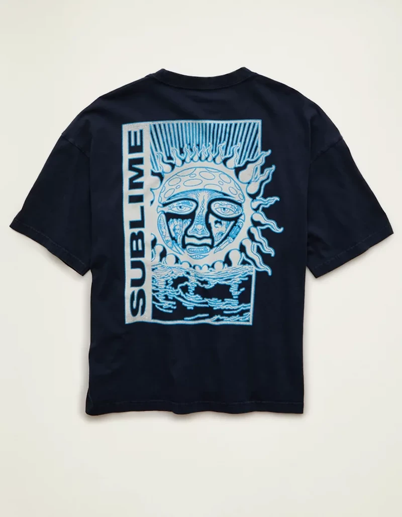 T-shirt à image Sublime de coupe droite AE