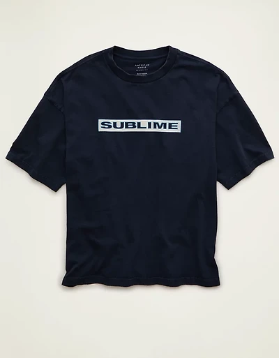 T-shirt à image Sublime de coupe droite AE