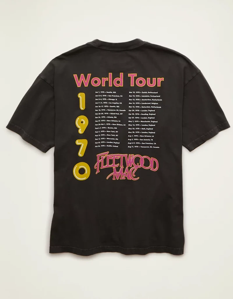 AE Boxy Fit Fleetwood Mac Graphic T-Shirt