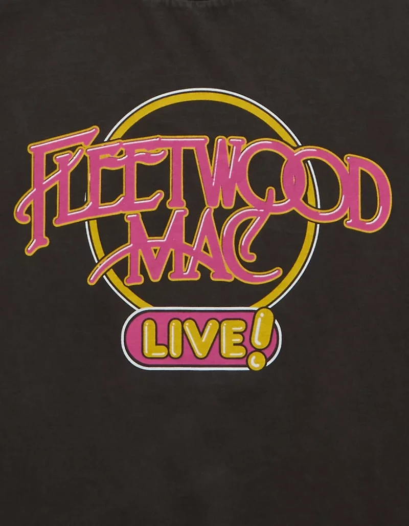 AE Boxy Fit Fleetwood Mac Graphic T-Shirt