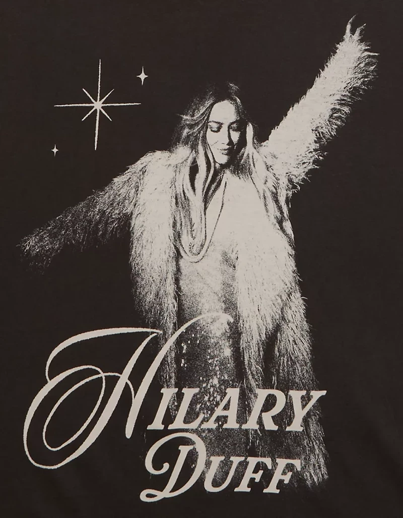 AE Boxy Fit Hilary Duff Graphic T-Shirt