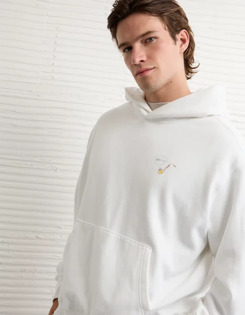 AE Jean-Michel Basquiat Graphic Hoodie