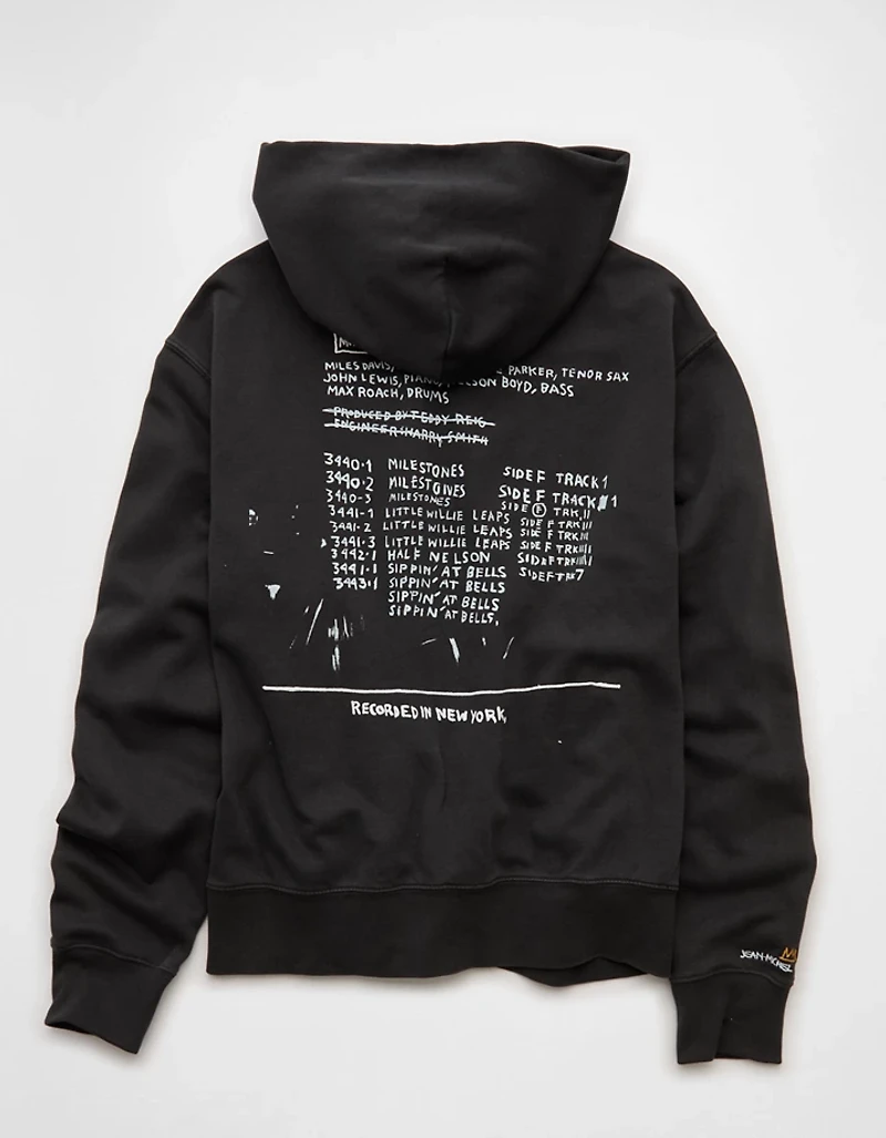 Chandail à capuchon image Jean-Michel Basquiat AE