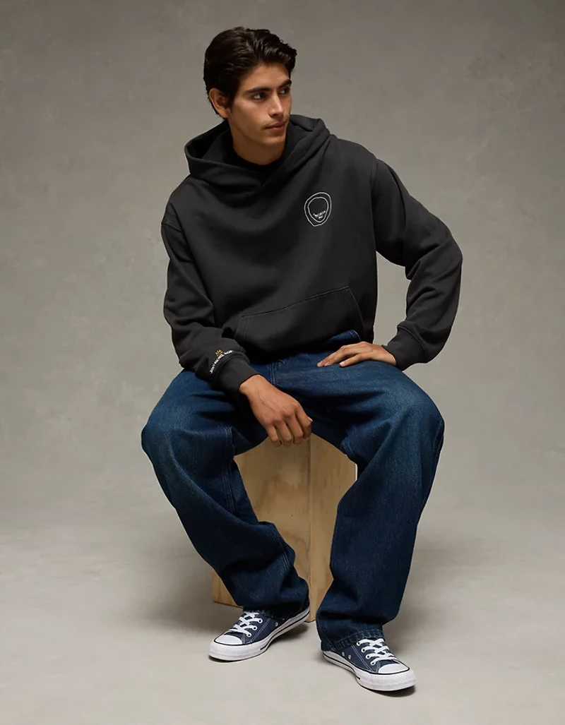 Chandail à capuchon image Jean-Michel Basquiat AE