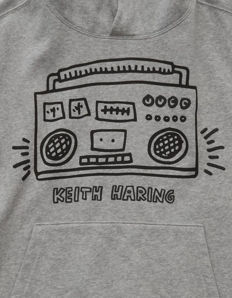 Chandail à capuchon image Keith Haring AE