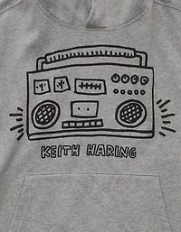 Chandail à capuchon image Keith Haring AE