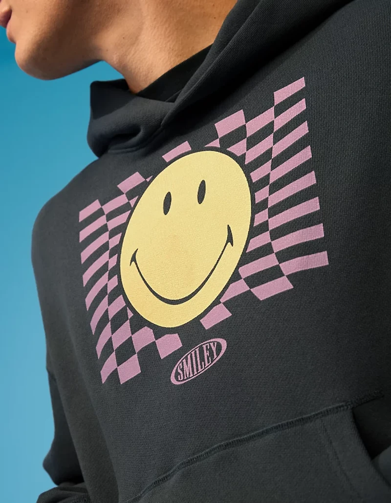 AE | Smiley® Graphic Fleece Sweatshirt