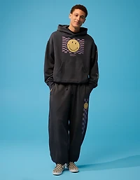 AE | Smiley® Graphic Fleece Sweatshirt