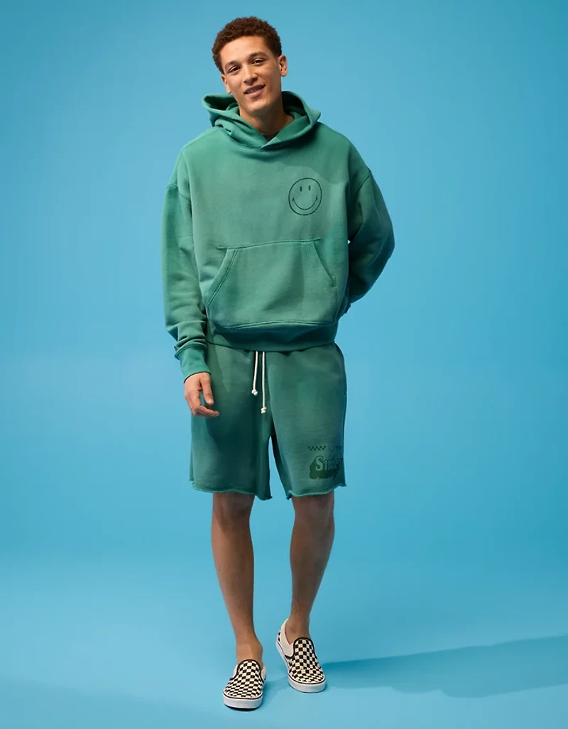 AE | Smiley® Graphic Fleece Sweatshirt