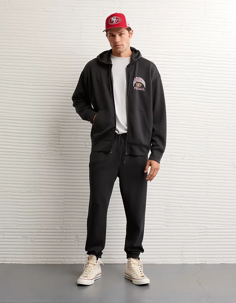 NFL San Francisco 49ers Graphic Zip-Up Hoodie