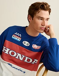 AE Boxy Fit Honda Long-Sleeve Mesh T-Shirt