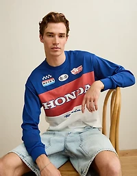 AE Boxy Fit Honda Long-Sleeve Mesh T-Shirt