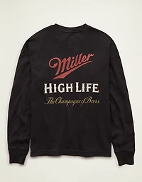 AE Boxy Fit Long Sleeve Miller Thermal Graphic T-Shirt