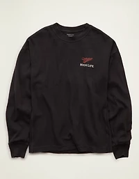 AE Boxy Fit Long Sleeve Miller Thermal Graphic T-Shirt